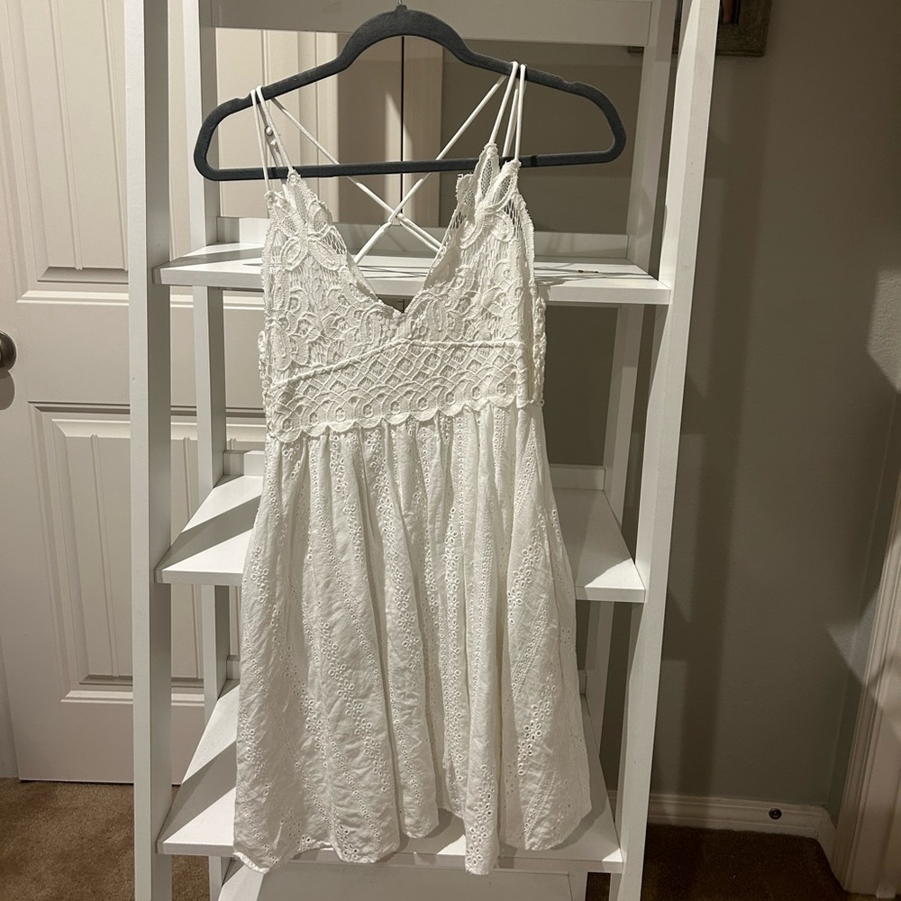 White dress size small never worn
